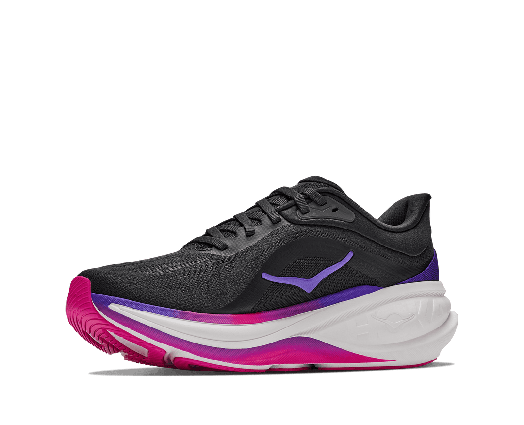 HOKA Women's Clifton Pro - CARBON BLACK / COSMIC PURPLE