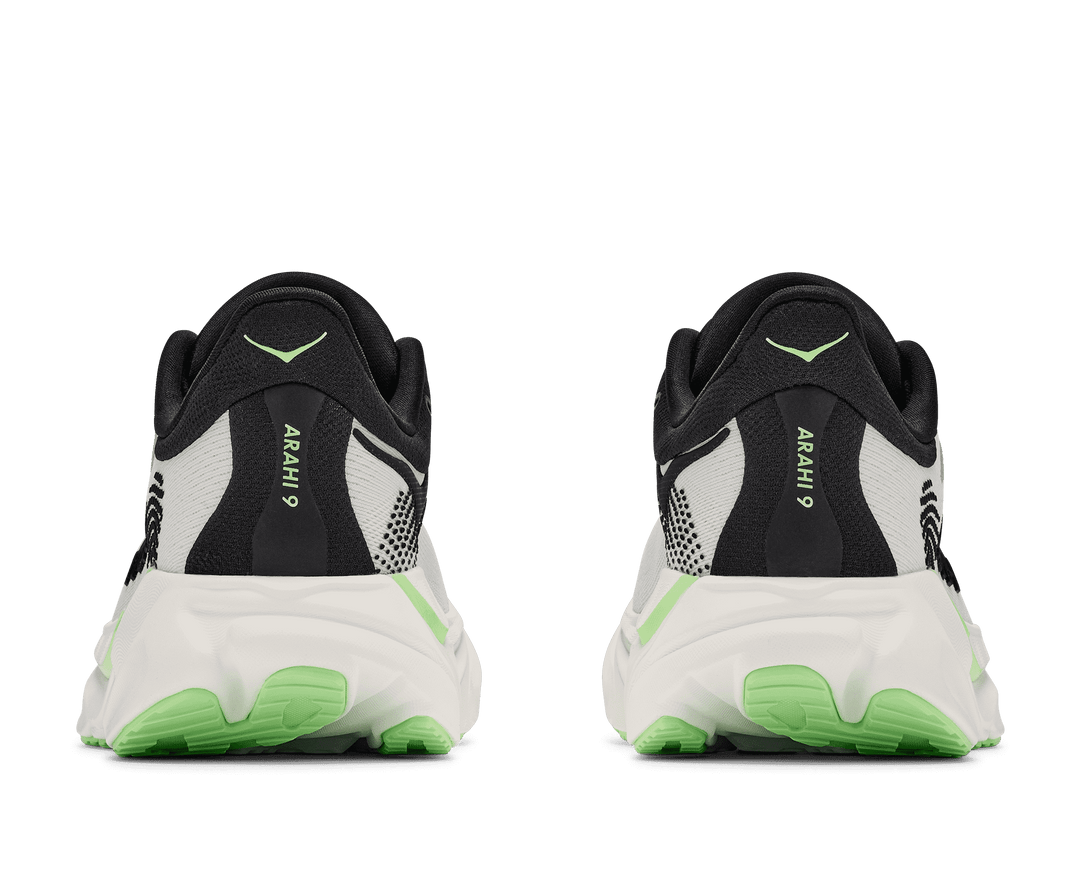 HOKA Men's Arahi 9 - FROST / BLACK