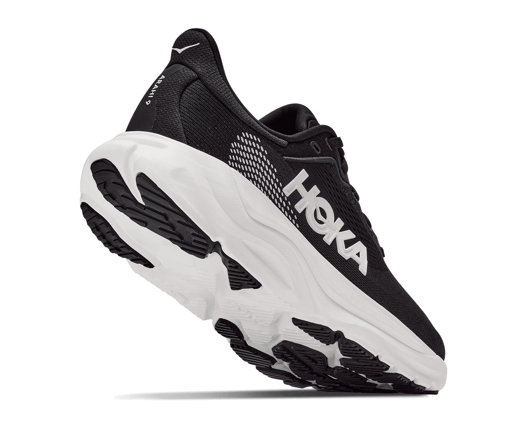 HOKA Women's Arahi 9 - BLACK / WHITE