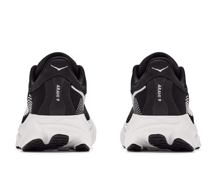 HOKA Women's Arahi 9 - BLACK / WHITE