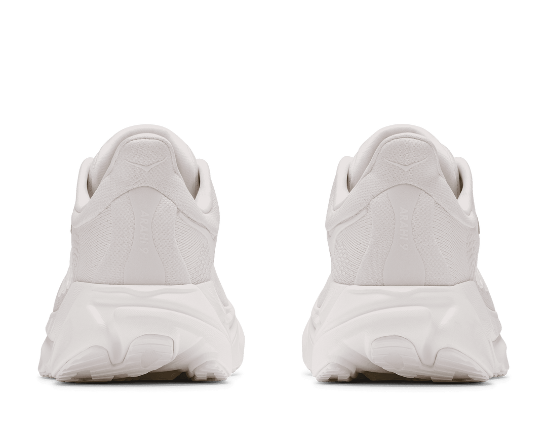 HOKA Women's Arahi 9 - WHITE / WHITE