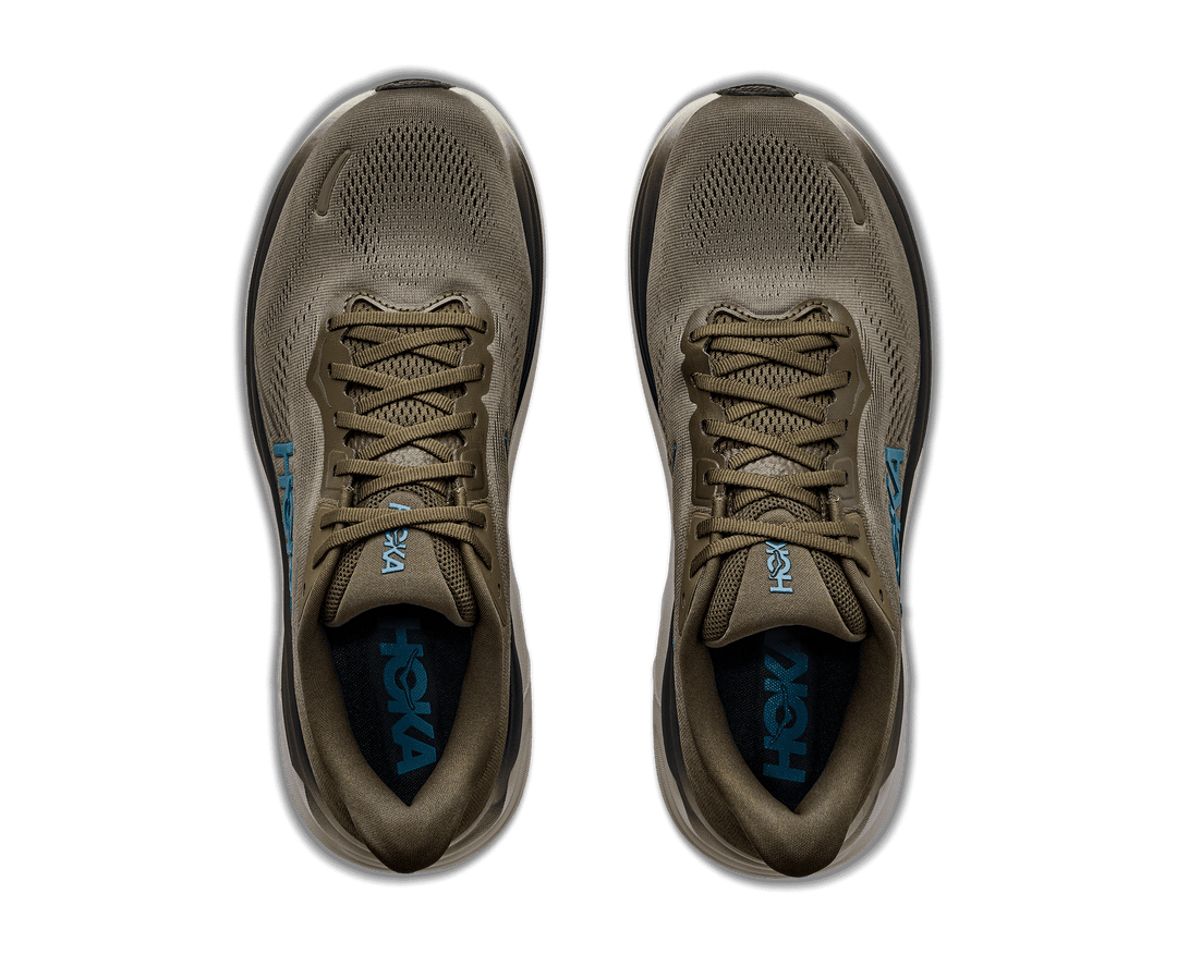 HOKA Men's Clifton 11 - ANTIQUE OLIVE / RIVER ROCK GREY