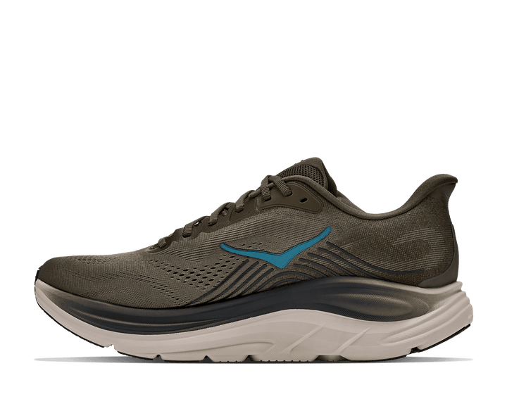 HOKA Men's Clifton 11 - ANTIQUE OLIVE / RIVER ROCK GREY