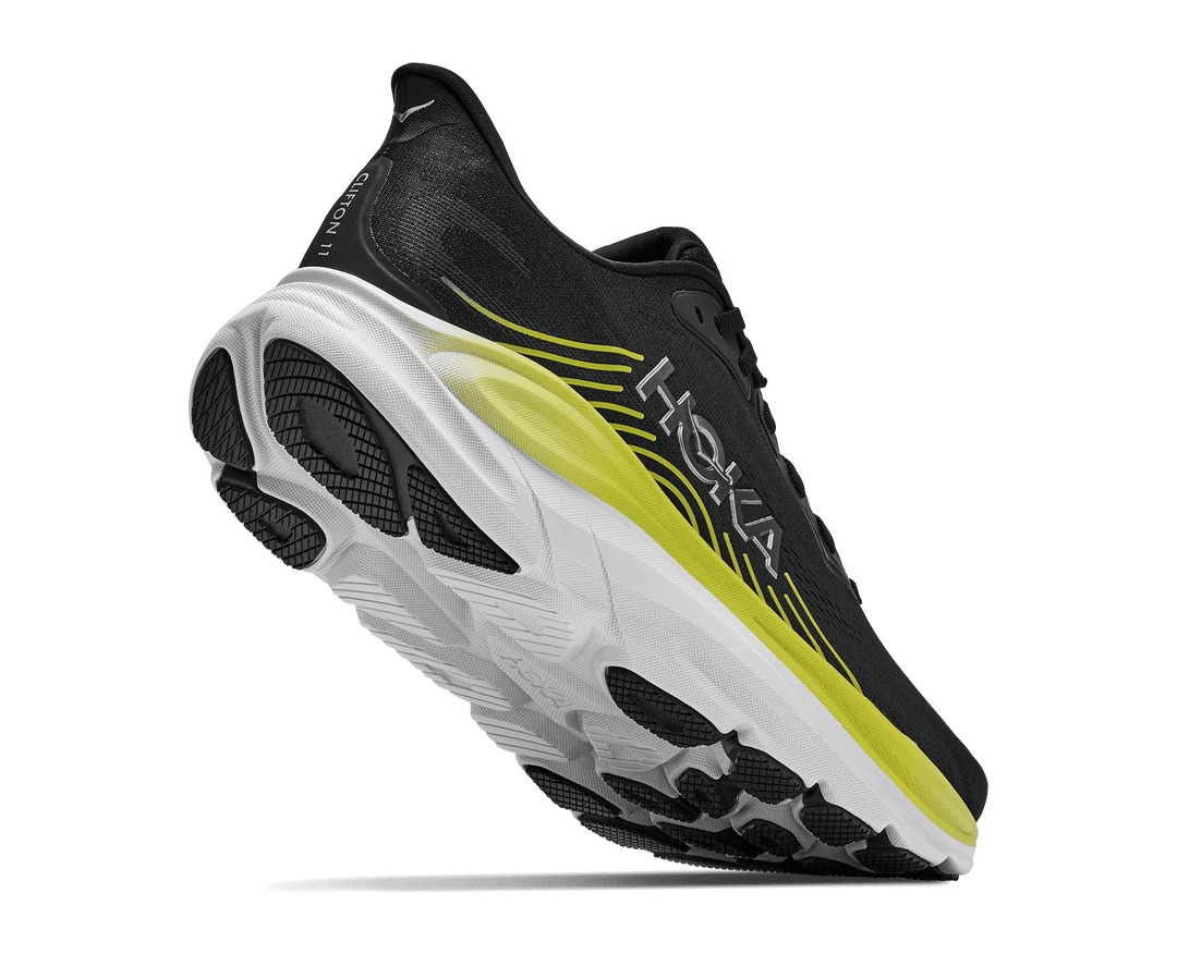 HOKA Men's Clifton 11 - BLACK / COSMIC GREY
