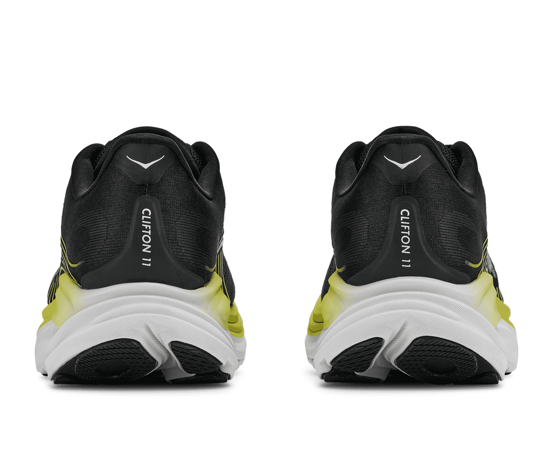 HOKA Men's Clifton 11 - BLACK / COSMIC GREY