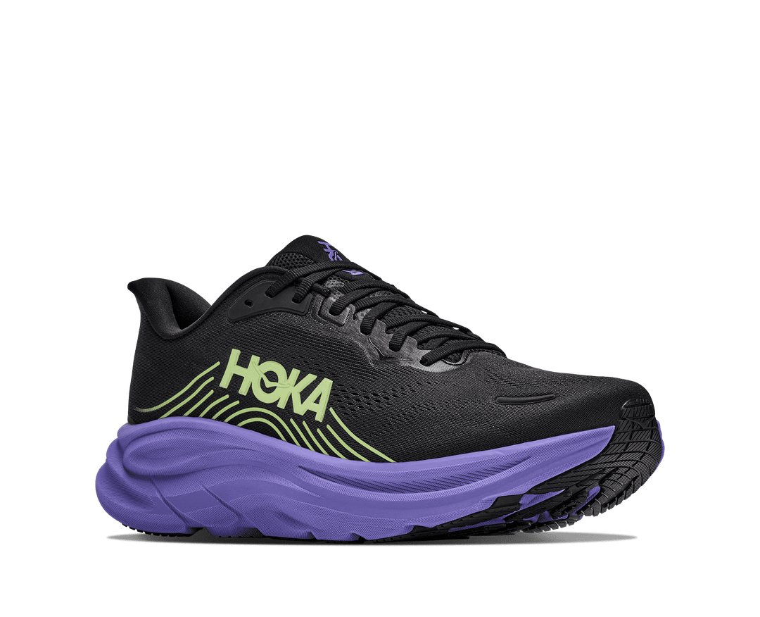 HOKA Men's Clifton 11 - BLACK / NEON YUZU