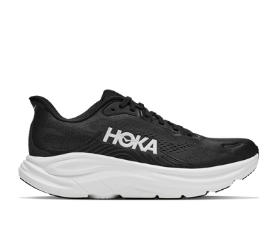 HOKA Men's CLIFTON 11 - BLACK / WHITE