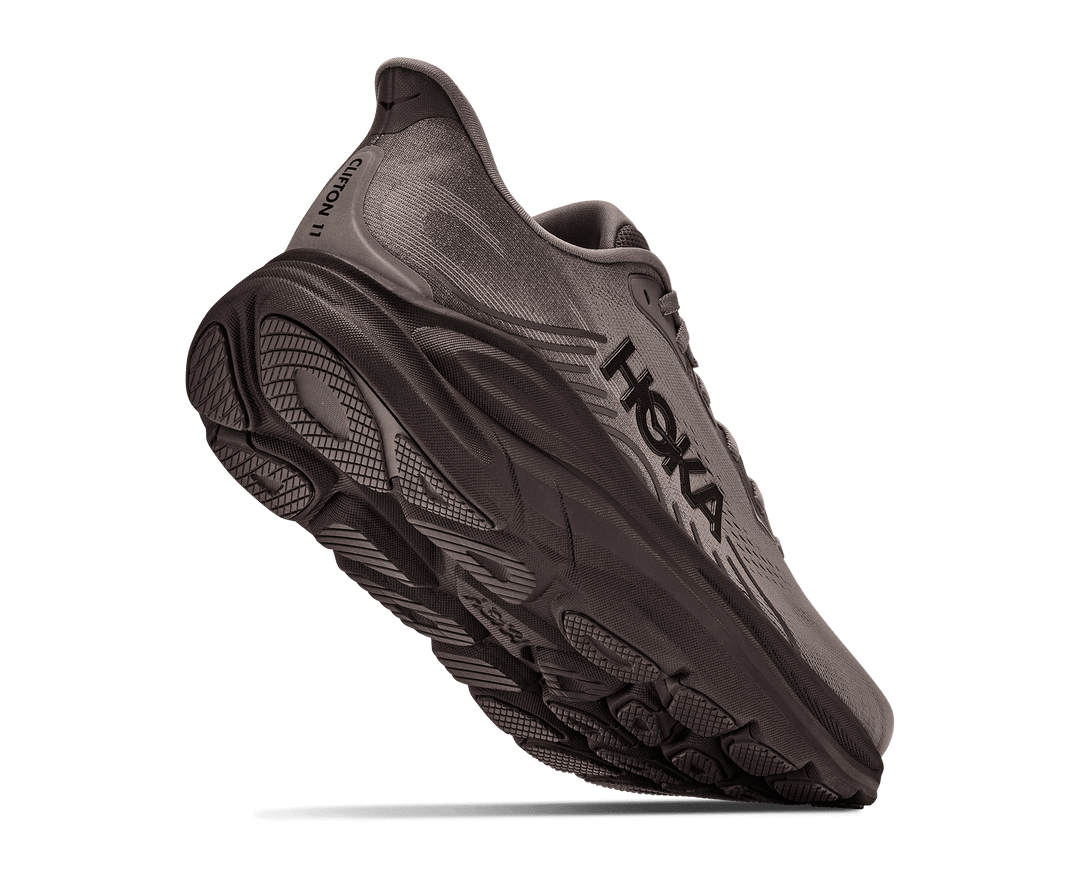 HOKA Men's Clifton 11 - BOULDER GREY / PEBBLE GREY