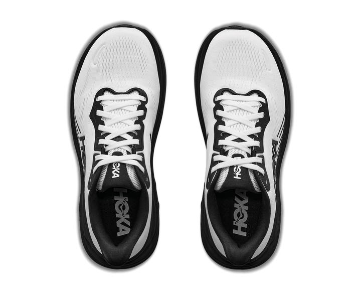 HOKA Men's CLIFTON 11 - WHITE / BLACK