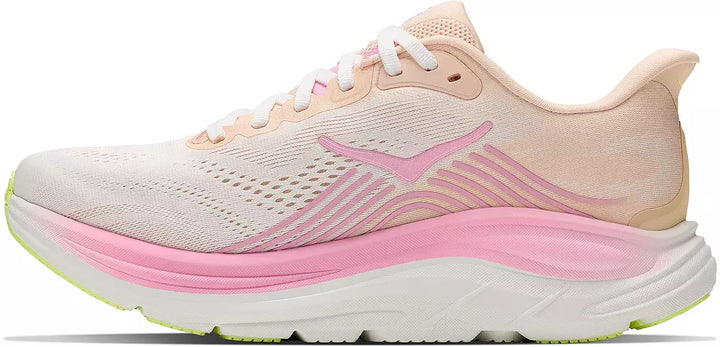 HOKA Women's CLIFTON 11 WIDE - TANGERINE GLOW / WHITE