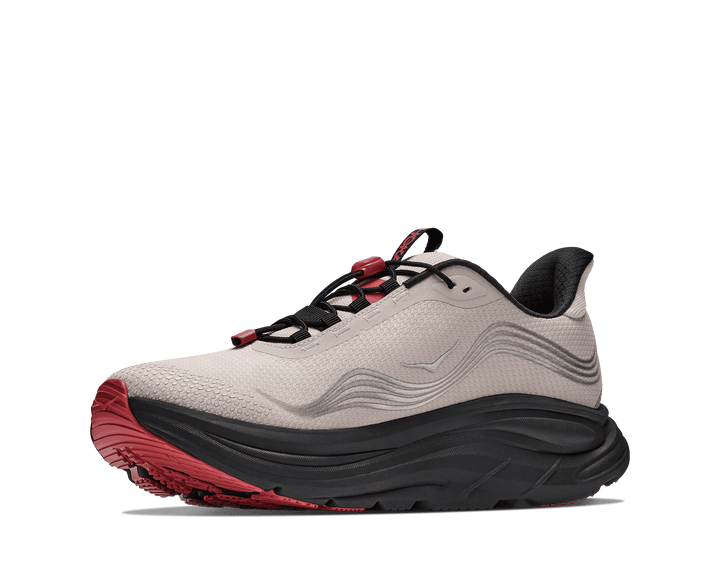 HOKA Men's Clifton 11 GTX - RIVER ROCK GREY / CARBON BLACK
