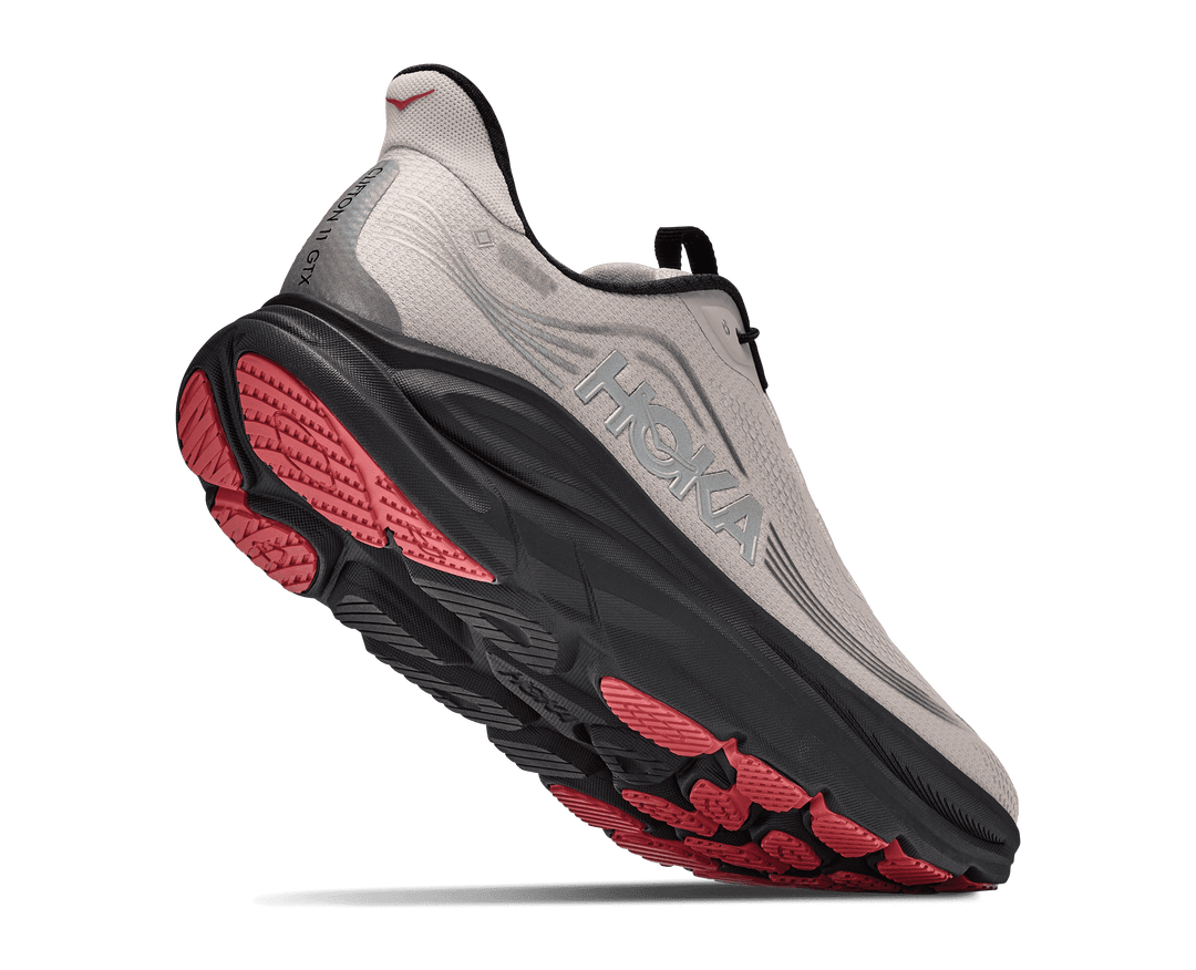 HOKA Men's Clifton 11 GTX - RIVER ROCK GREY / CARBON BLACK
