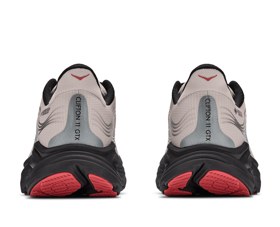 HOKA Men's Clifton 11 GTX - RIVER ROCK GREY / CARBON BLACK