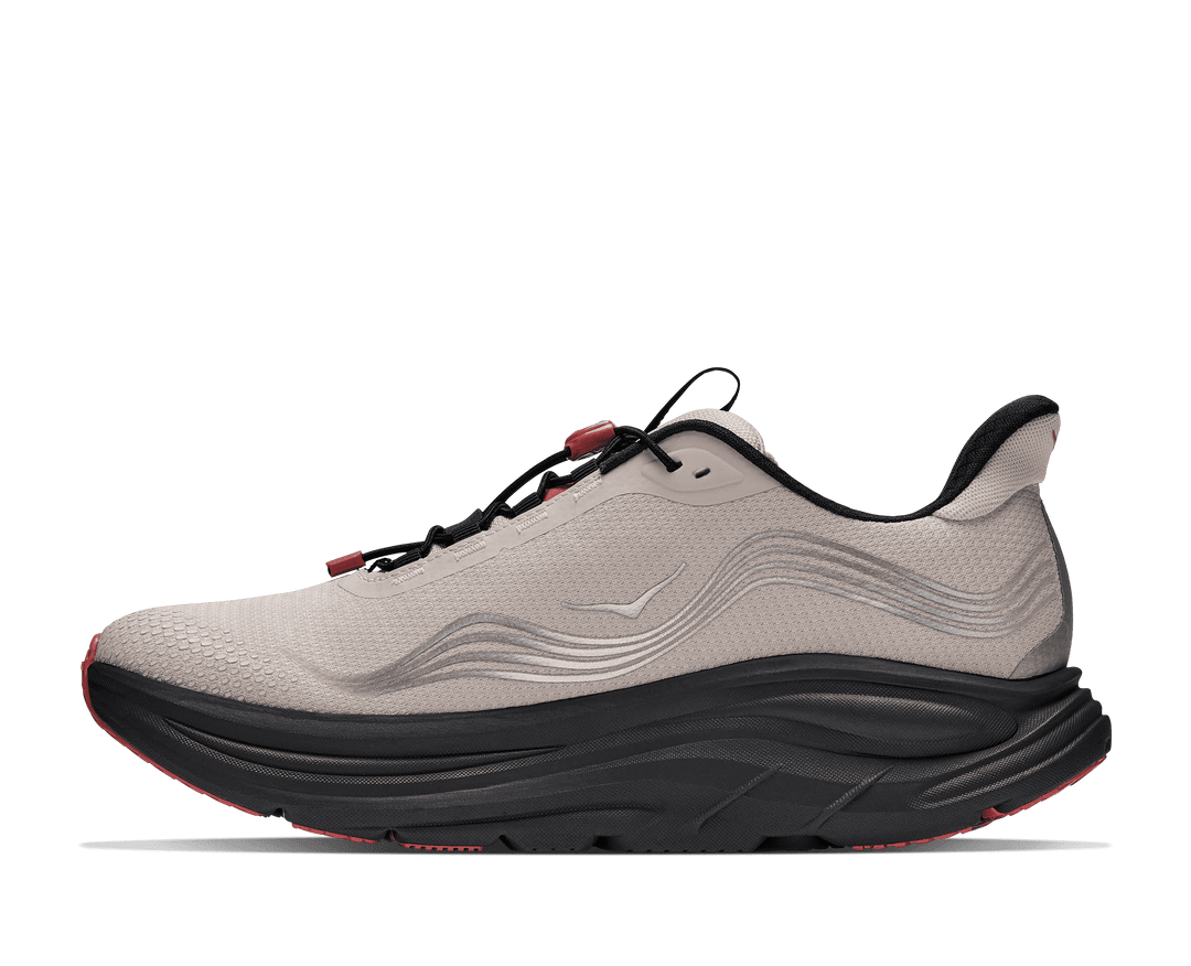 HOKA Men's Clifton 11 GTX - RIVER ROCK GREY / CARBON BLACK