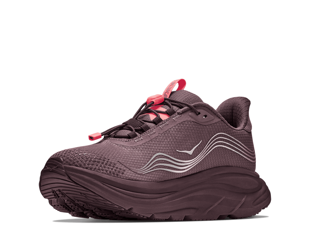 HOKA Women's Clifton 11 GTX - SMOKY QUARTZ / DEEP MAUVE
