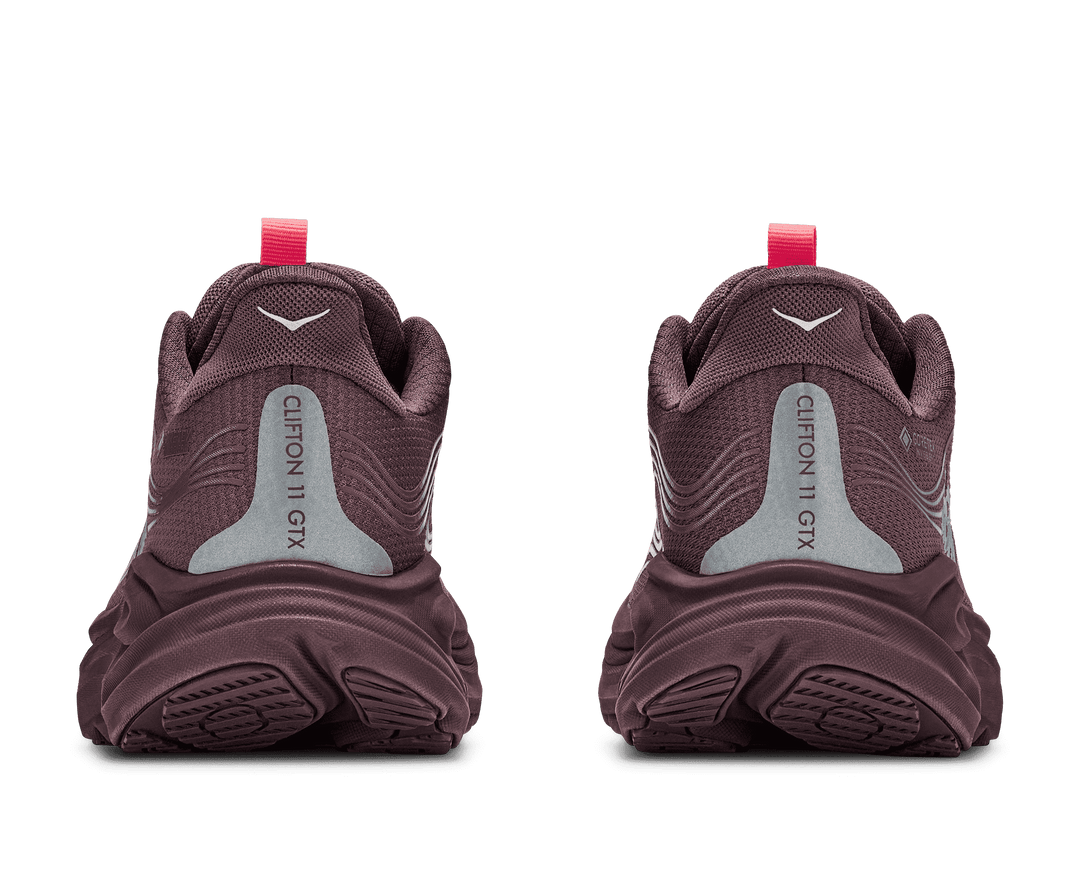 HOKA Women's Clifton 11 GTX - SMOKY QUARTZ / DEEP MAUVE