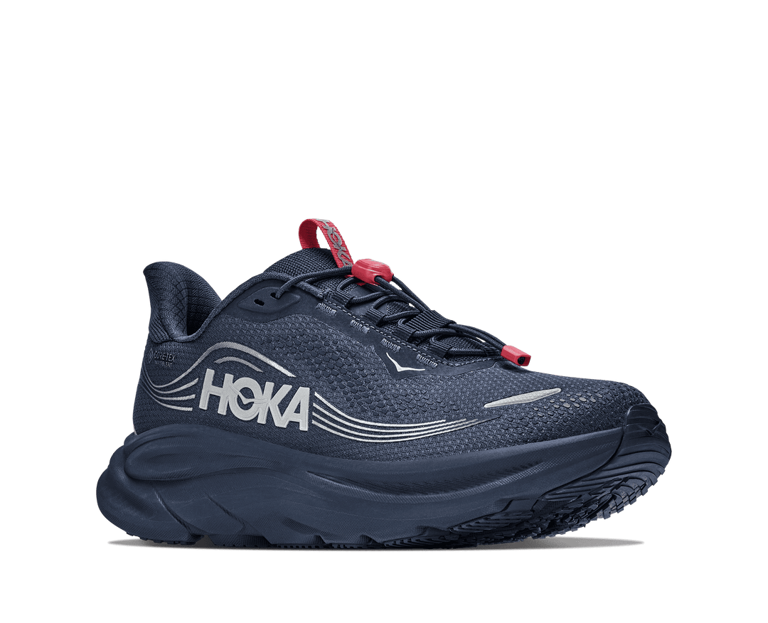 HOKA Women's Clifton 11 GTX - VARSITY NAVY / BURNT RED