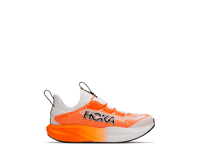 HOKA Unisex Mach 7 - FROST / NEON TANGERINE