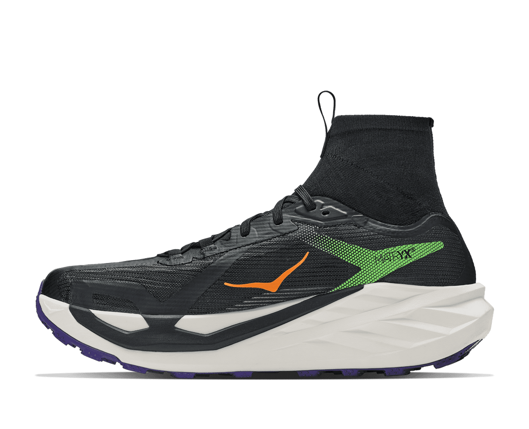 HOKA Men's Tecton X 4 - BLACK / NEON GREEN
