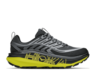 HOKA Men's Stinson 8 - BLACK / HOKA CITRUS
