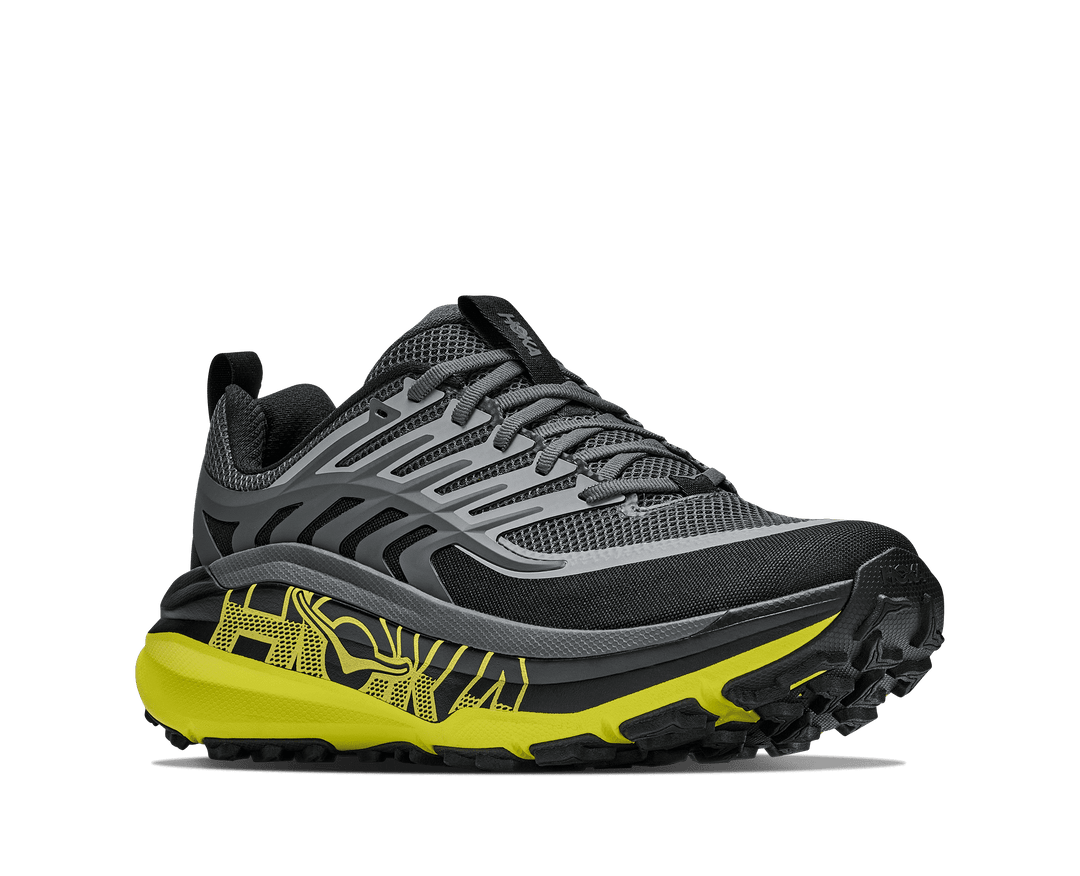 HOKA Men's Stinson 8 - BLACK / HOKA CITRUS
