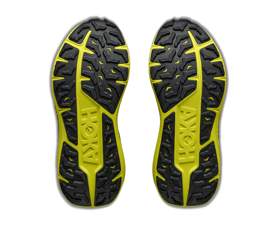 HOKA Men's Stinson 8 - BLACK / HOKA CITRUS