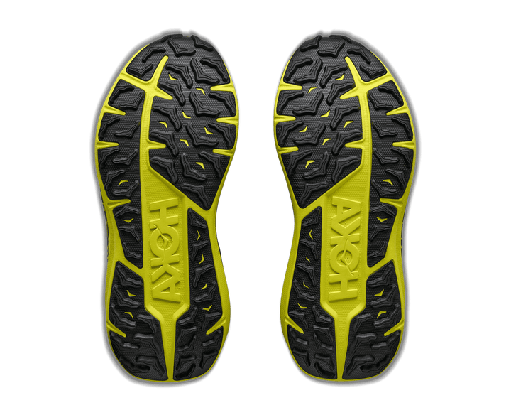 HOKA Men's Stinson 8 - BLACK / HOKA CITRUS