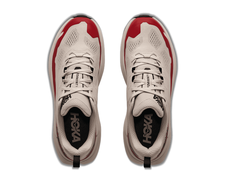 HOKA Men's Torrent 5 - RIVER ROCK GREY / RED AGATE