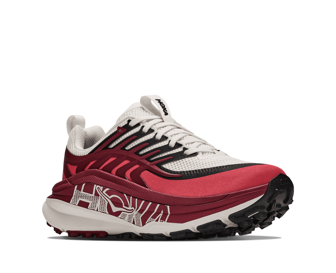HOKA Women's Stinson 8 - ALABASTER / VARSITY BURGUNDY