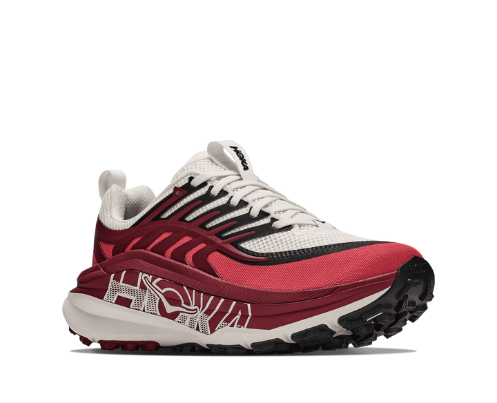 HOKA Women's Stinson 8 - ALABASTER / VARSITY BURGUNDY