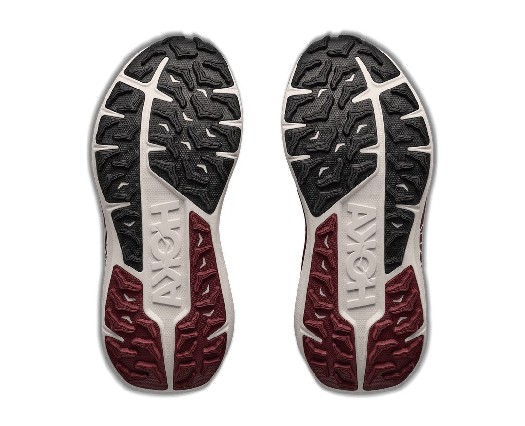 HOKA Women's Stinson 8 - ALABASTER / VARSITY BURGUNDY