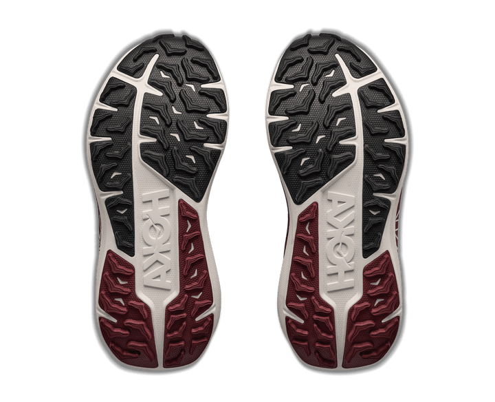 HOKA Women's Stinson 8 - ALABASTER / VARSITY BURGUNDY
