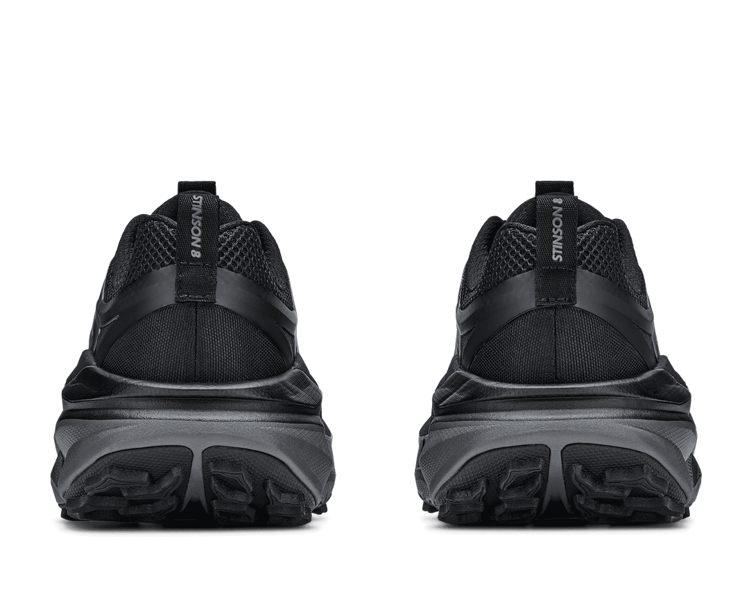 HOKA Women's Stinson 8 - BLACK / OUTER ORBIT