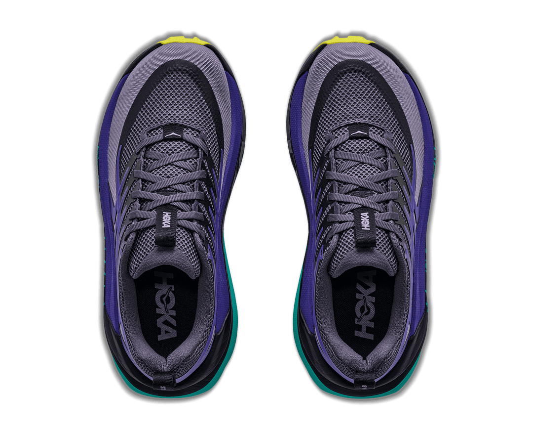 HOKA Women's Stinson 8 - SQUID INK / ELECTRIC AQUA