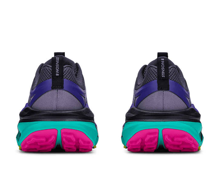 HOKA Women's Stinson 8 - SQUID INK / ELECTRIC AQUA