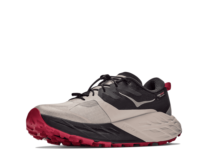 HOKA Men's Speedgoat 7 - BLACK / RIVER ROCK GREY