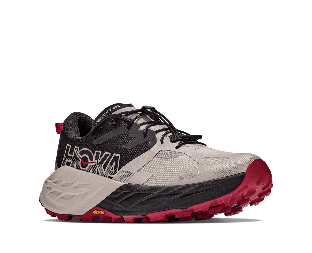 HOKA Men's Speedgoat 7 - BLACK / RIVER ROCK GREY