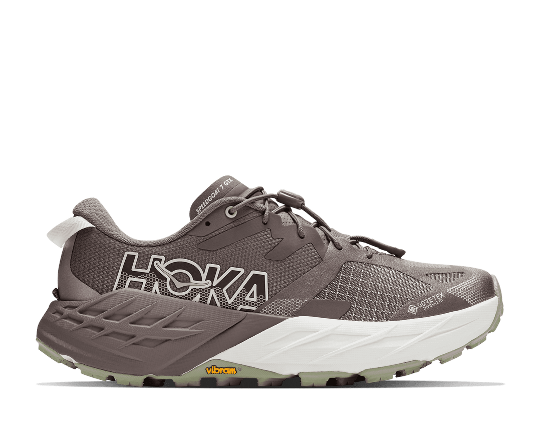HOKA Women's Speedgoat 7 - PEBBLE GREY / ALABASTER