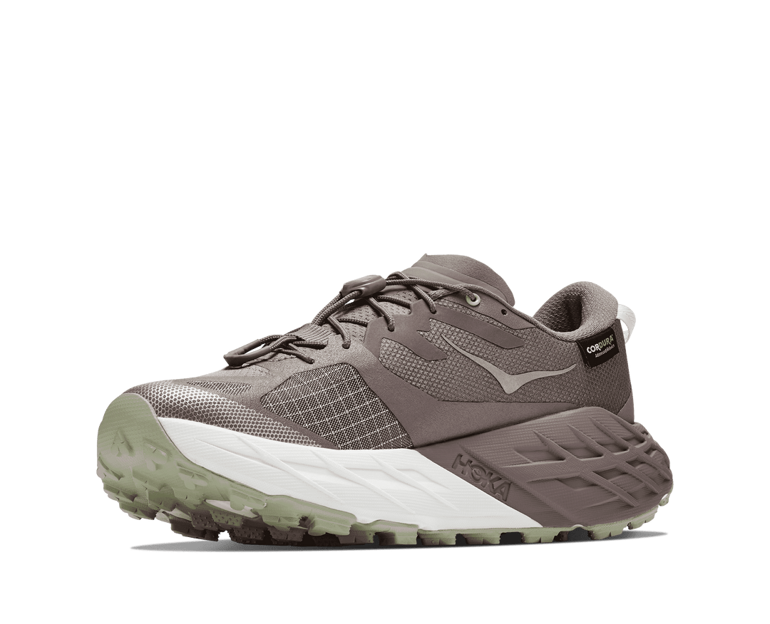 HOKA Women's Speedgoat 7 - PEBBLE GREY / ALABASTER