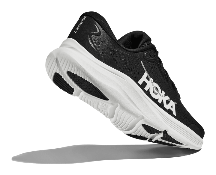 HOKA Men's Solimar 2 - BLACK / WHITE (Wide)