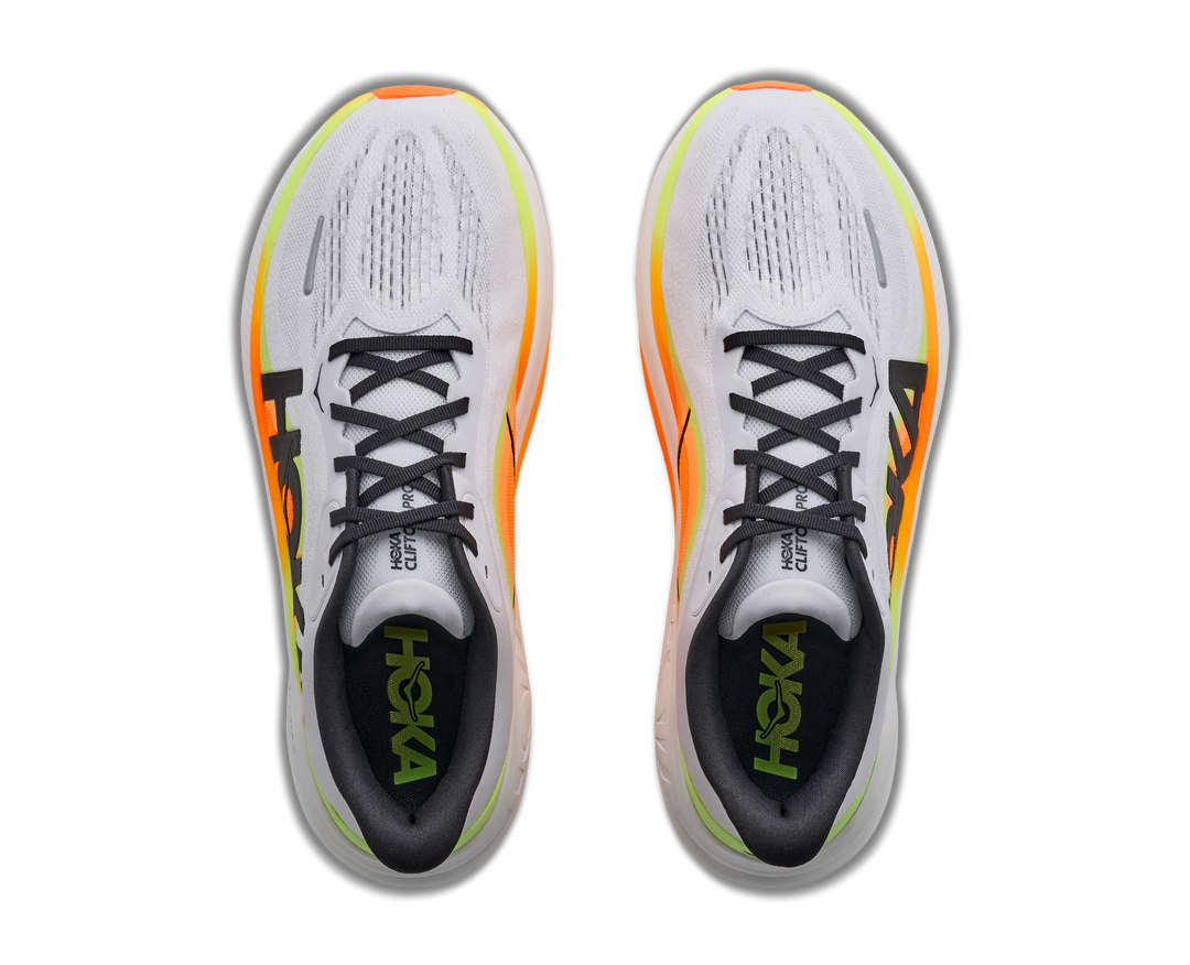 HOKA Men's Clifton Pro - COSMIC GREY / BLACK (Wide)