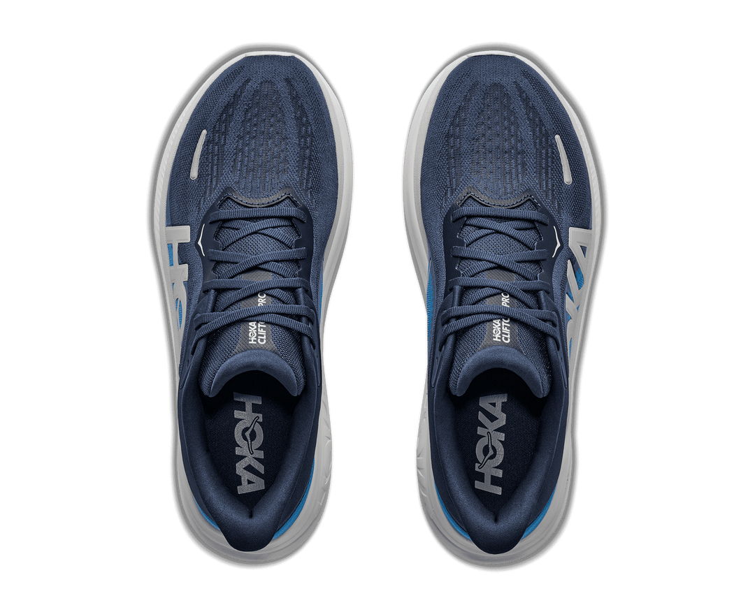HOKA Men's Clifton Pro - VARSITY NAVY / SOFT COBALT (Wide)