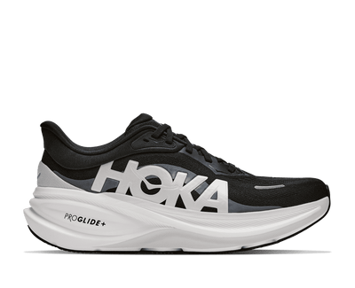 HOKA Women's Clifton Pro - BLACK / COSMIC GREY (Wide)