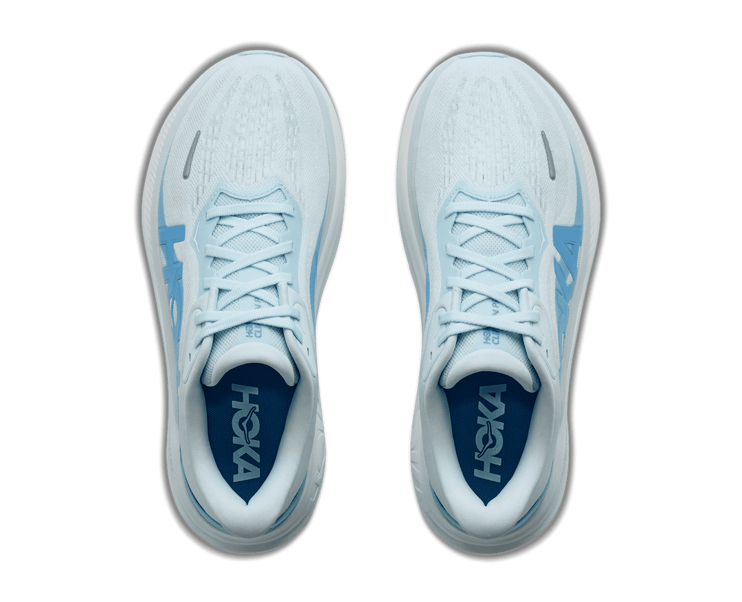 HOKA Women's Clifton Pro - GLIMMERING BLUE / SOARING BLUE (Wide)