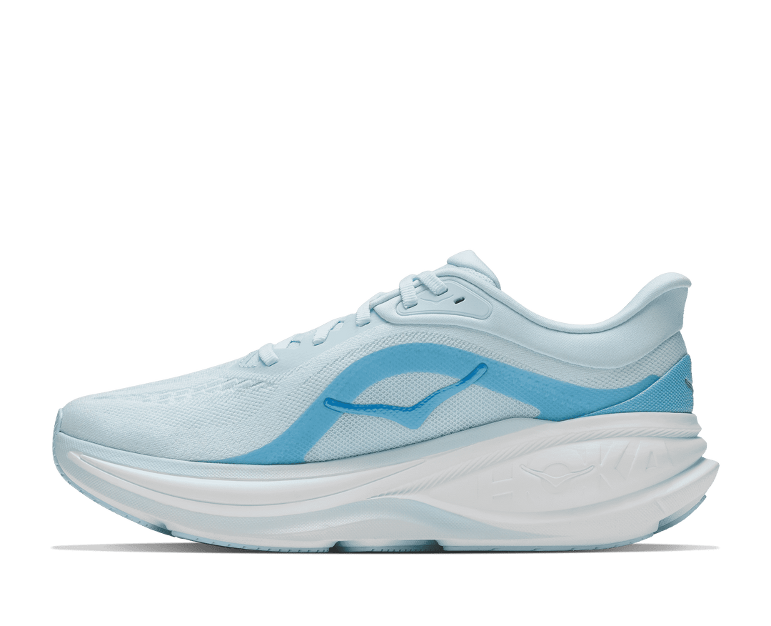 HOKA Women's Clifton Pro - GLIMMERING BLUE / SOARING BLUE (Wide)