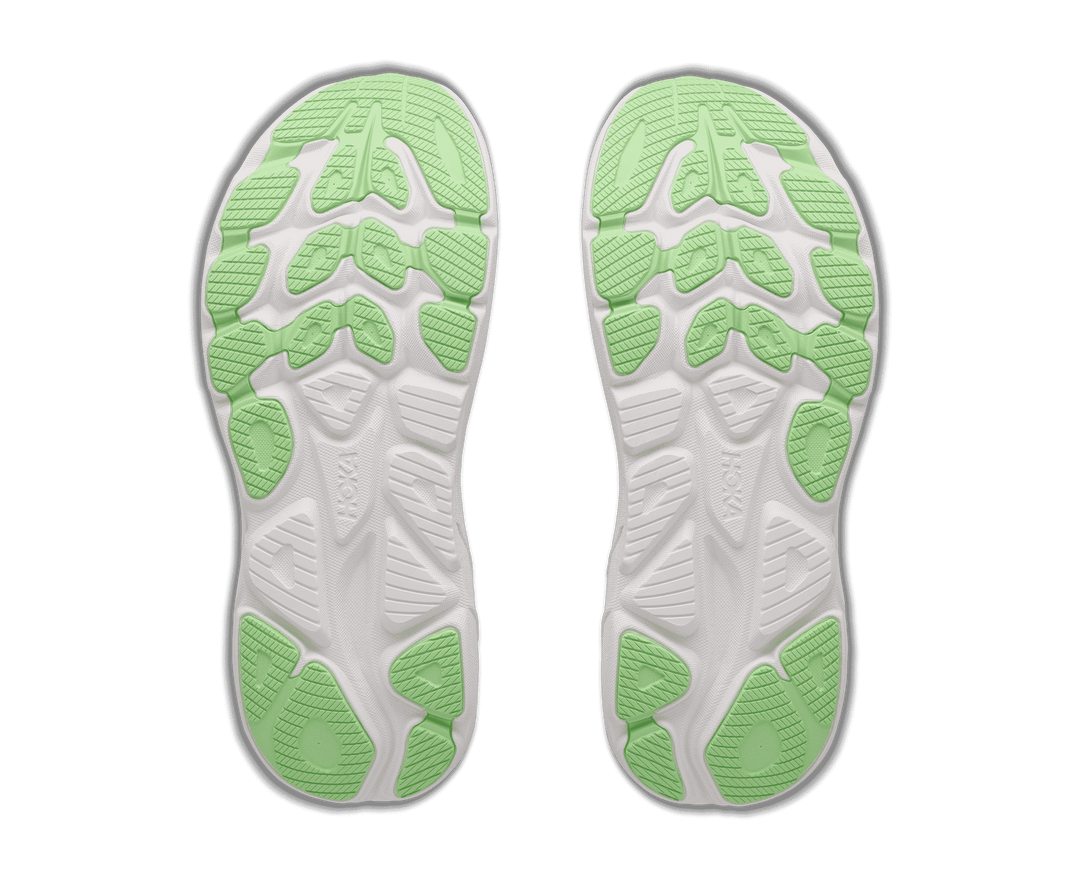 HOKA Women's Clifton 11 - FROST / NEON YUZU (Extra Wide)