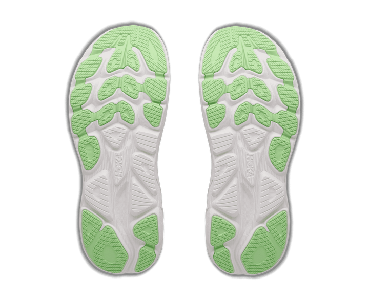 HOKA Women's Clifton 11 - FROST / NEON YUZU (Extra Wide)