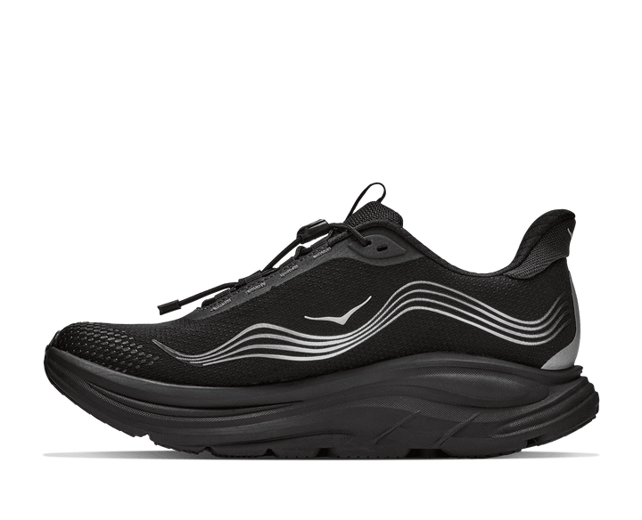 HOKA Men's Clifton 11 GTX - BLACK / BLACK (Wide)