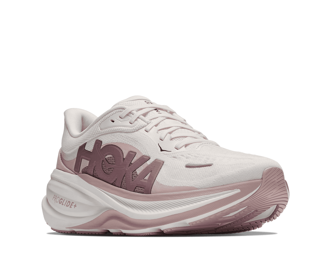 HOKA Women's Clifton Pro Glm - ALABASTER / PINK OPAL