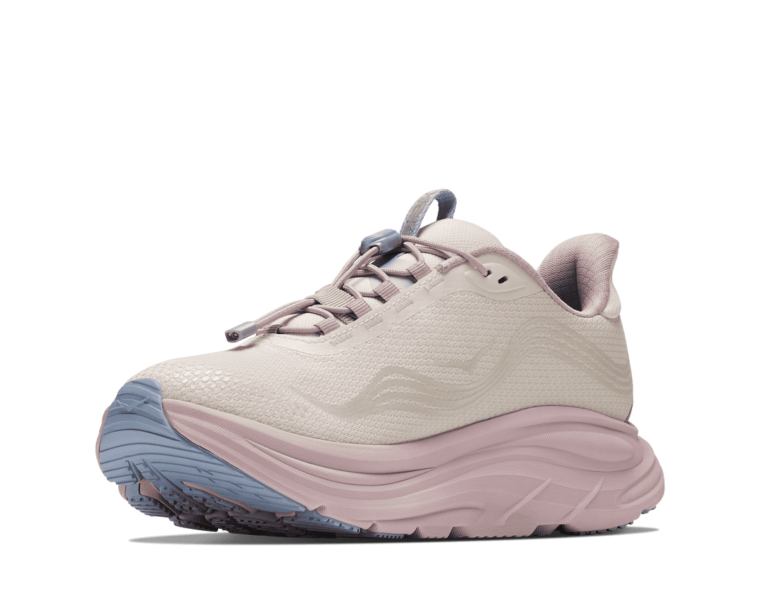 HOKA Women's Clifton 11 GTX Glm - ALABASTER / PINK OPAL
